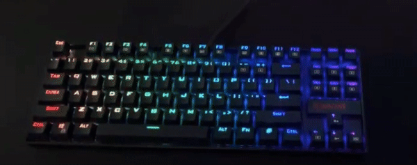 How to change color on Redragon keyboard - Wavy lights